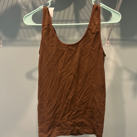 NWT Jcrew brown layer tank - Picture 6 of 6